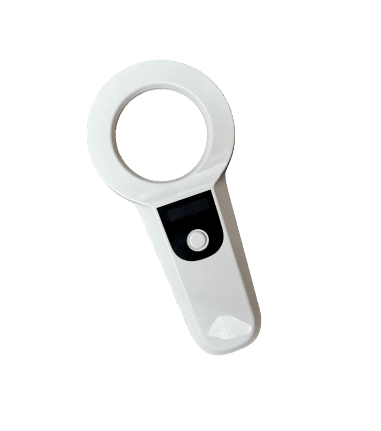 Lector RFID P180 de bolsillo compacto para lectura de microchips